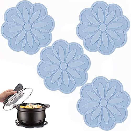 P-Plus International Silicone Trivets Mat for Dish Hot Pads for Counter Top,Pan and Pot Heat Resistant Hot Protector (Fulda_B Pack of 6 Random) - Image 3