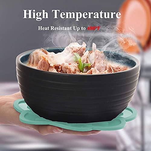 P-Plus International Silicone Trivets Mat for Dish Hot Pads for Counter Top,Pan and Pot Heat Resistant Hot Protector (Fulda_B Pack of 6 Random) - Image 4