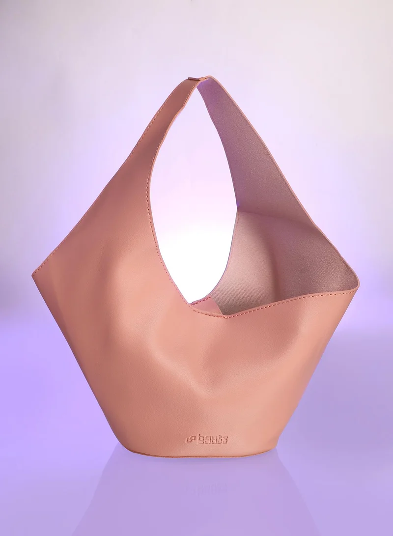 Geometric Top Handle Handbag