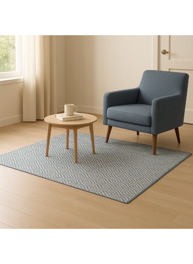 Handwoven Indian rug – 100% polyester - Image 1