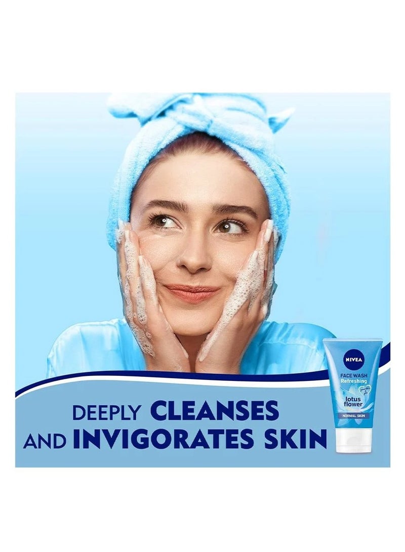 نيفيا غسول منعش للوجه للبشرة العادية - 150مل - Image 4