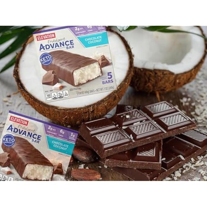 Generic ELEVATION Chocolate Coconut Endulgent Advance Bars, 5 count - Image 3