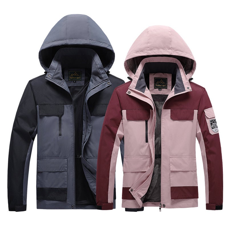 New Outdoor Single-Layer Assault Clothes For Men And Women Couples Windproof Waterproof Sports Outdoor Couples Mountaineering - Image 3