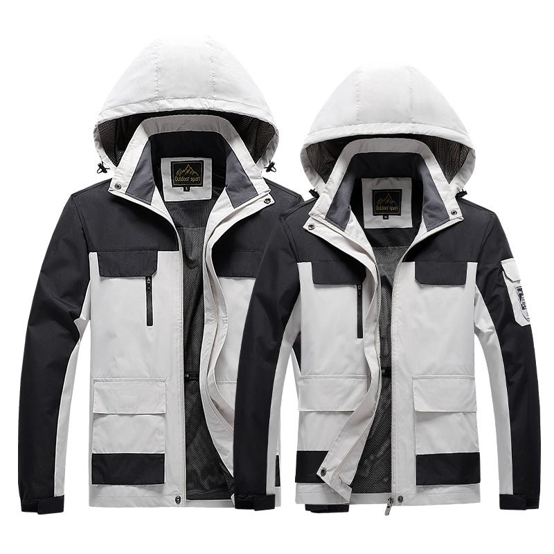 New Outdoor Single-Layer Assault Clothes For Men And Women Couples Windproof Waterproof Sports Outdoor Couples Mountaineering - Image 5