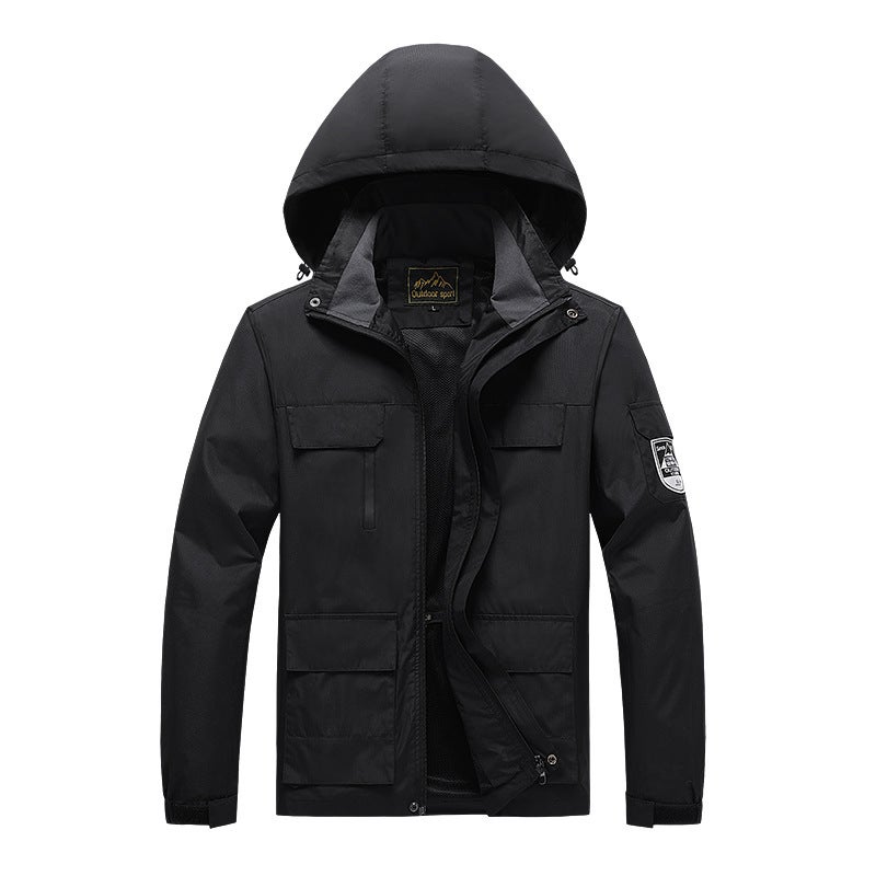 New Outdoor Single-Layer Assault Clothes For Men And Women Couples Windproof Waterproof Sports Outdoor Couples Mountaineering - Image 1