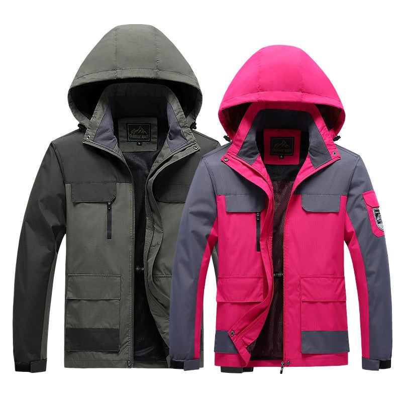 New Outdoor Single-Layer Assault Clothes For Men And Women Couples Windproof Waterproof Sports Outdoor Couples Mountaineering - Image 4