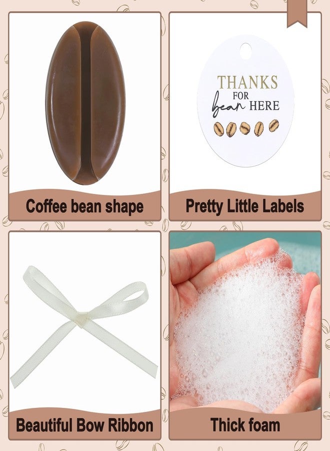 Swiffen 24 Pcs Coffee Bean Soap Wedding Party Favors Gifts Baby Shower Bridal Shower Handmade Natural Soap Favors for Guests in Bulk for Wedding Souvenirs Engagement Party - Image 3