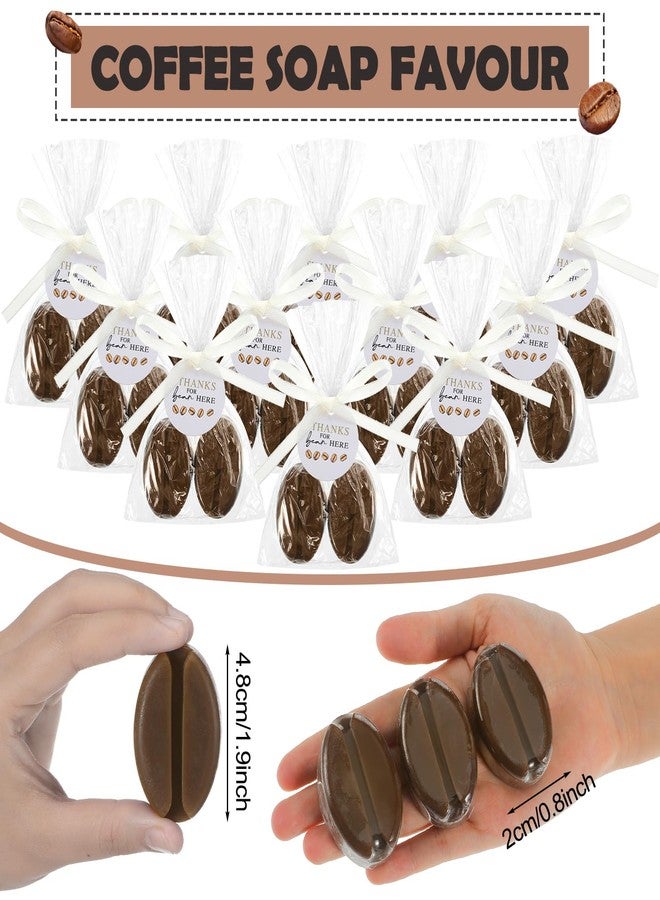 Swiffen 24 Pcs Coffee Bean Soap Wedding Party Favors Gifts Baby Shower Bridal Shower Handmade Natural Soap Favors for Guests in Bulk for Wedding Souvenirs Engagement Party - Image 2