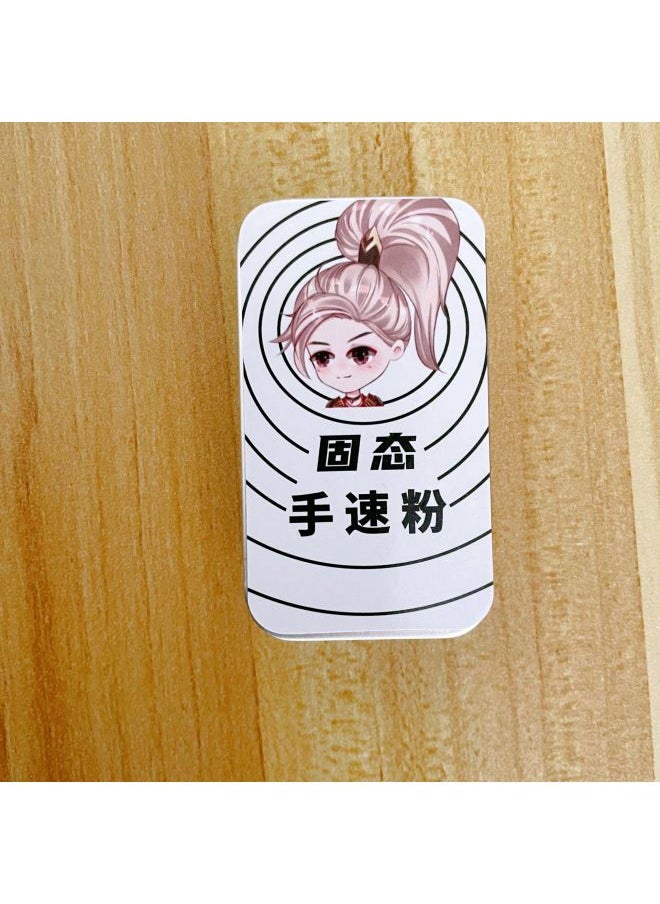 Generic Solid Hand Speed Powder King Eating Chicken Finger Cover Hero League Rocker Finger Warhead Sweat-proof E-Sports Hand Swim Powder Hand Swim Cream-Product Color:hg Solid Hand Speed Powder Hx  - Image 1
