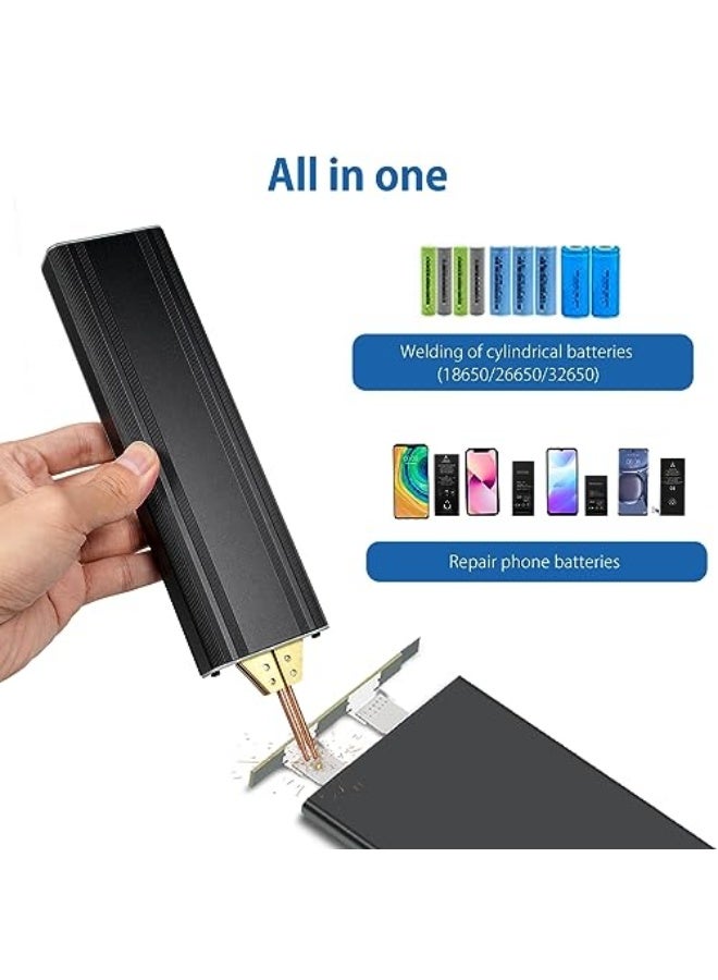 Portable 5-Gear Adjustable Spot Welding, Manual Portable Spot Welding with Thickness 0.1~0.15mm, Nickel Spot Welding with USB 18650 Port - Image 4