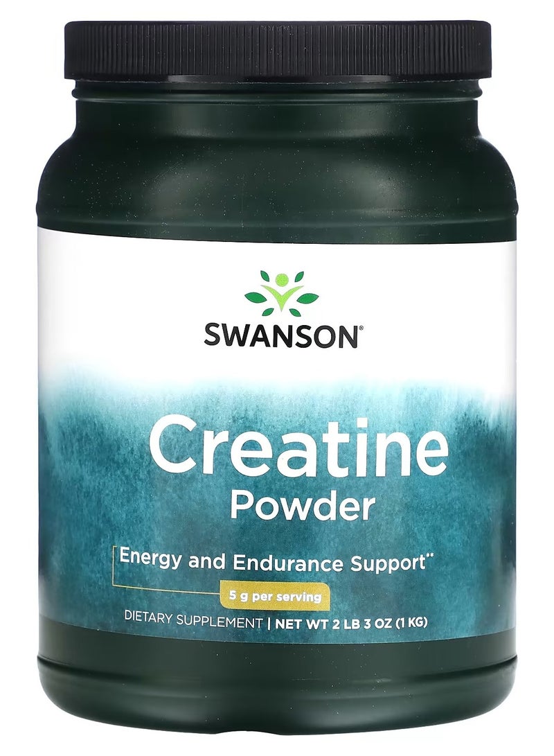 سوانسون، مسحوق الكرياتين، 2 رطل 3 أونصة (1 كجم)