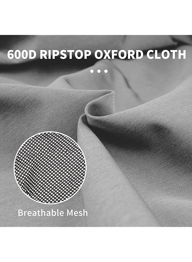 ناتشرهايك كرسي قمري قابل للطي من الألومنيوم من NatureHike YL05، رمادي، 68 × 56 × 30 سم، NH18Y050 Z - Image 5