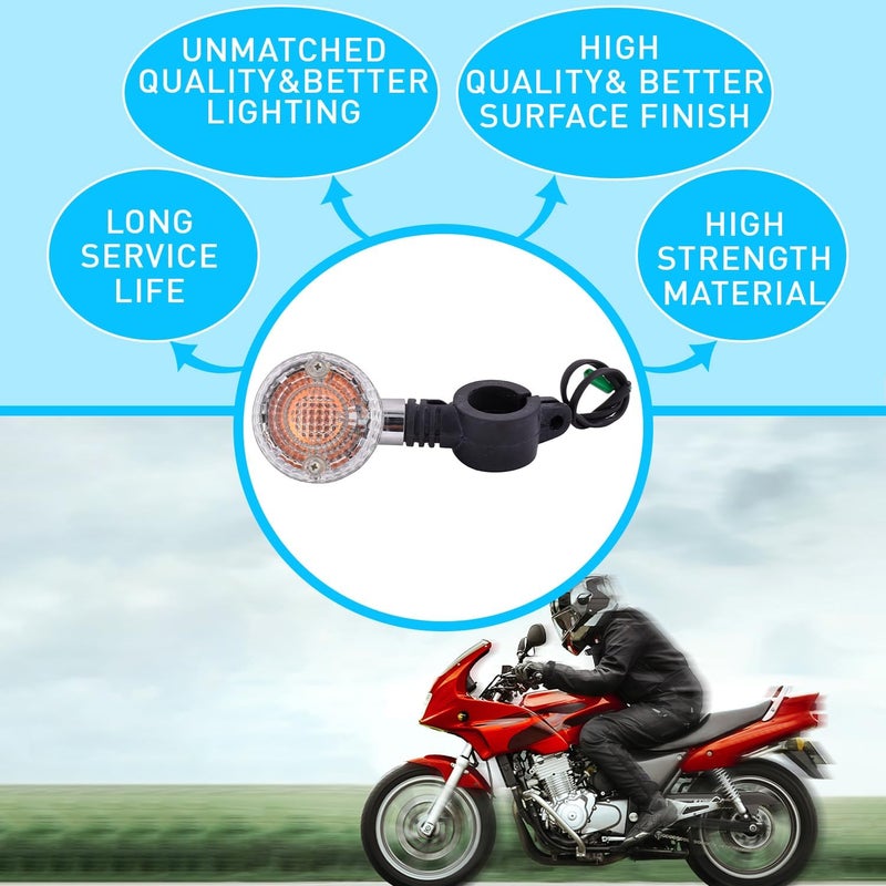 VTRUST Front Blinker Indicator Assembly Compatible for Bajaj Avenger | Durable & Weather-Resistant LED Turn Signal Lights - Image 5