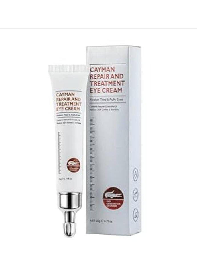 Vibrant Glamour Cayman Eye Cream Eye Repair and Treatment Silk Protein Anti-Wrinkle and Firming Paste for Eye Skin Reduce Appearance of Fine Lines Anti-Aging Dark Circles & Puffiness Eyecare Cream 20g