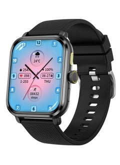 M12 Smart Watch, Elegant Multifunction Fitness Tracker Watch, Durable NFC Sleep Monitor Smart Wrist Watch With Multiple Sports Mode, Ideal For Gift, (Black)