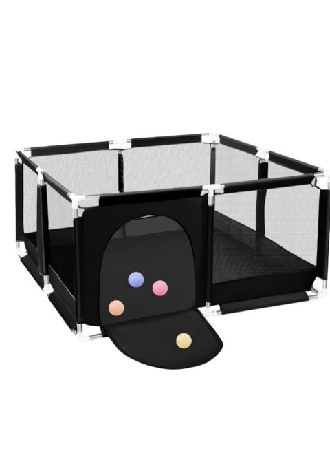 Baby Kids Playpen Activity Center Room Fitted Floor - with 30 balls