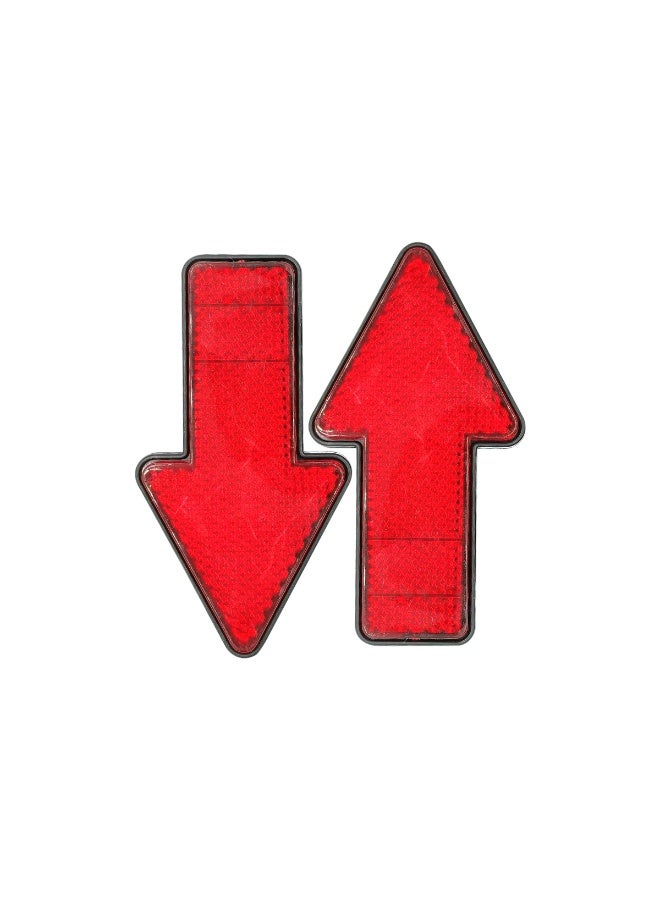 Universal Car Reflector Sticker Arrow Shape Safety Reflective Marker for Car Truck Trailer Bike - Image 1