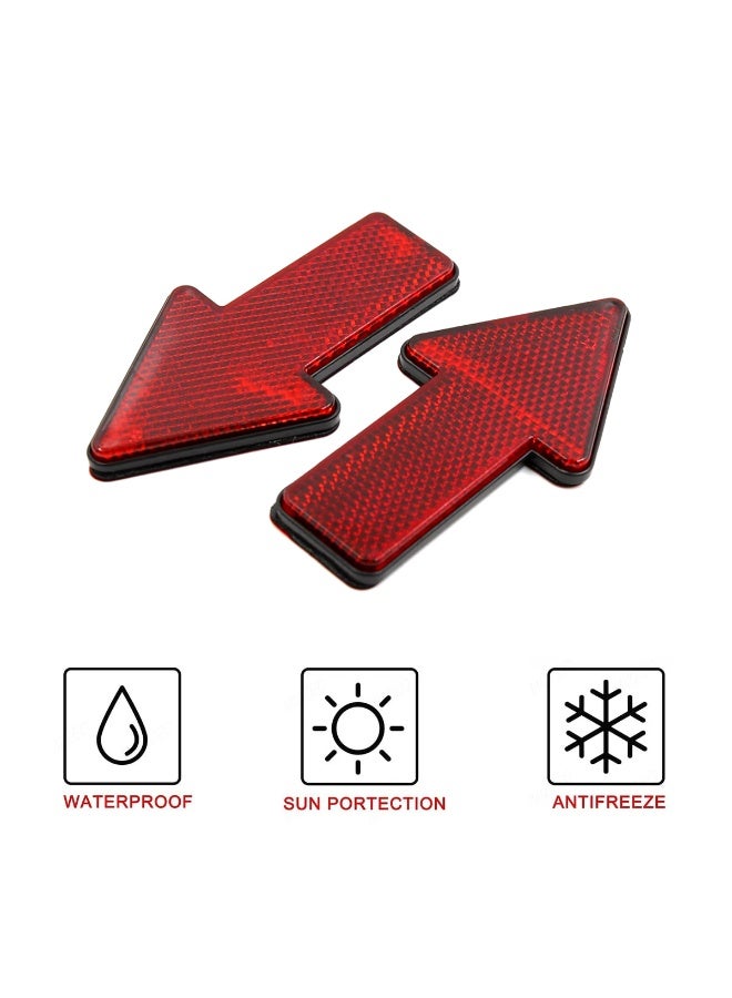 Universal Car Reflector Sticker Arrow Shape Safety Reflective Marker for Car Truck Trailer Bike - Image 5