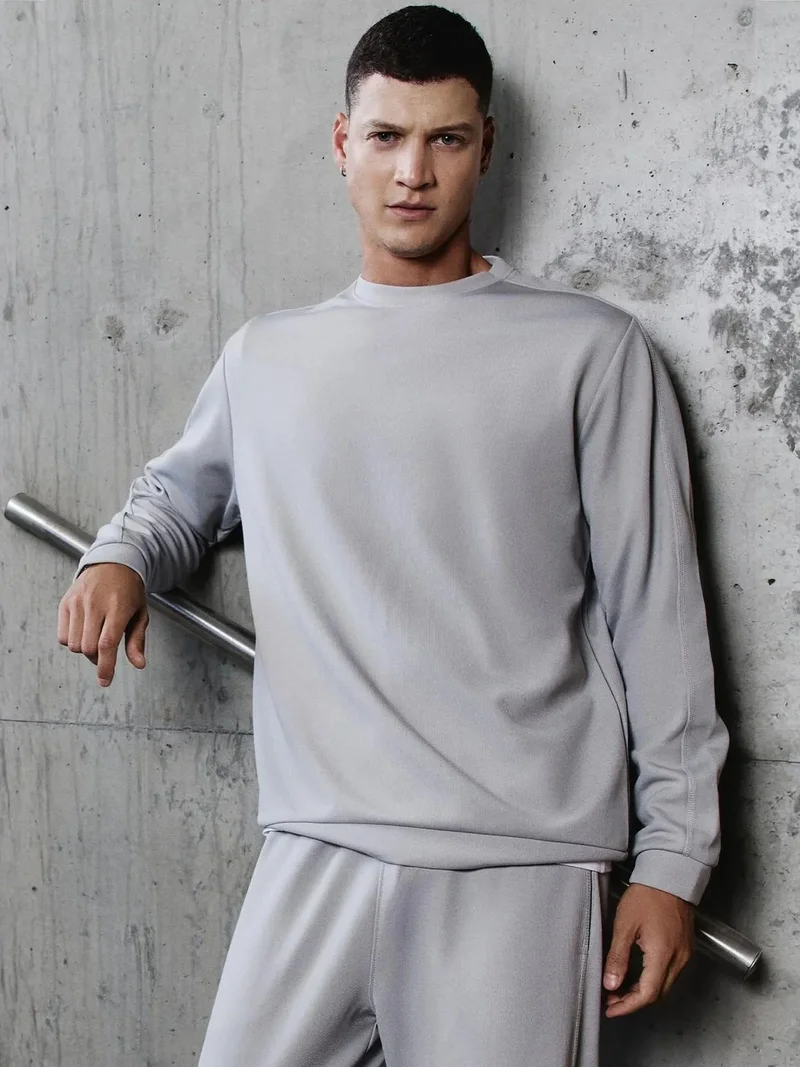TOMMYLIFE TOMMY Men's Oversized Sweatshirt And Pants Set