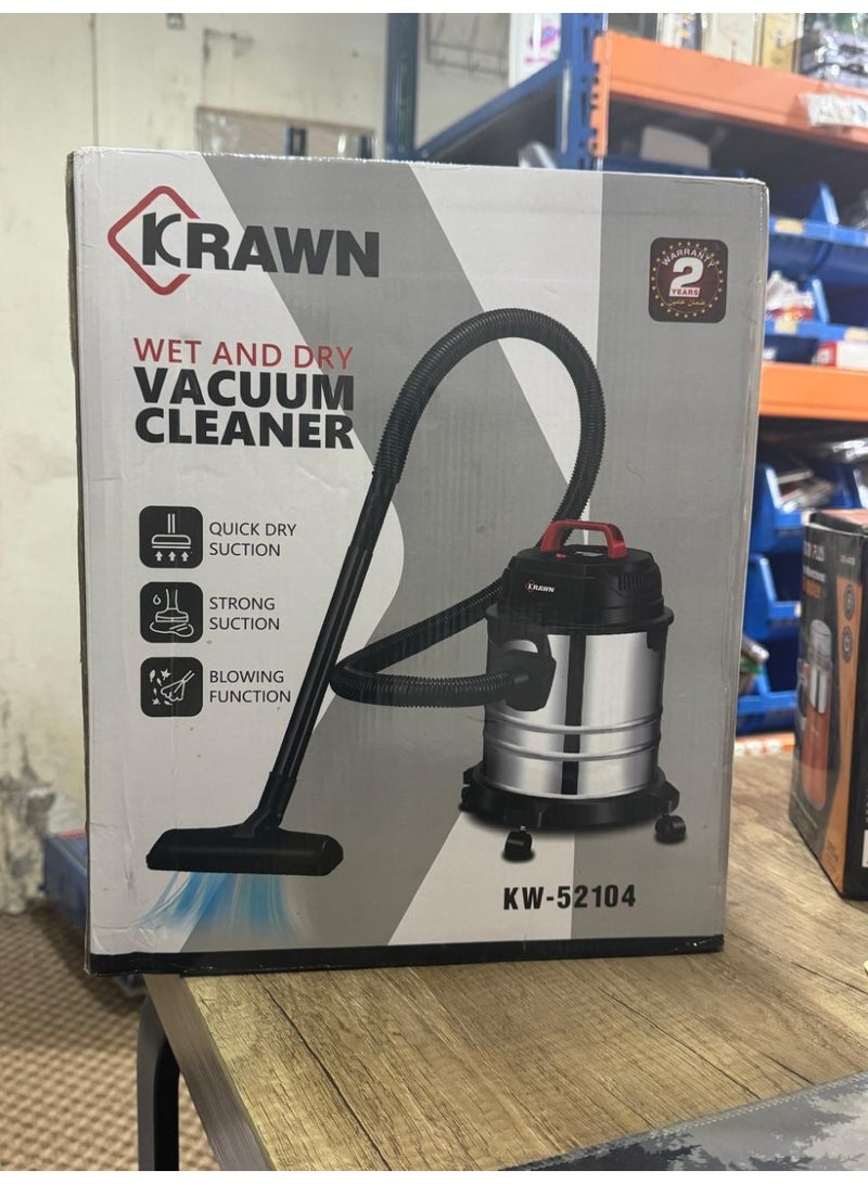 كراون مكنسة كهربائية للشفط الجاف والرطب – شفط قوي، وظيفة نفخ - Image 5