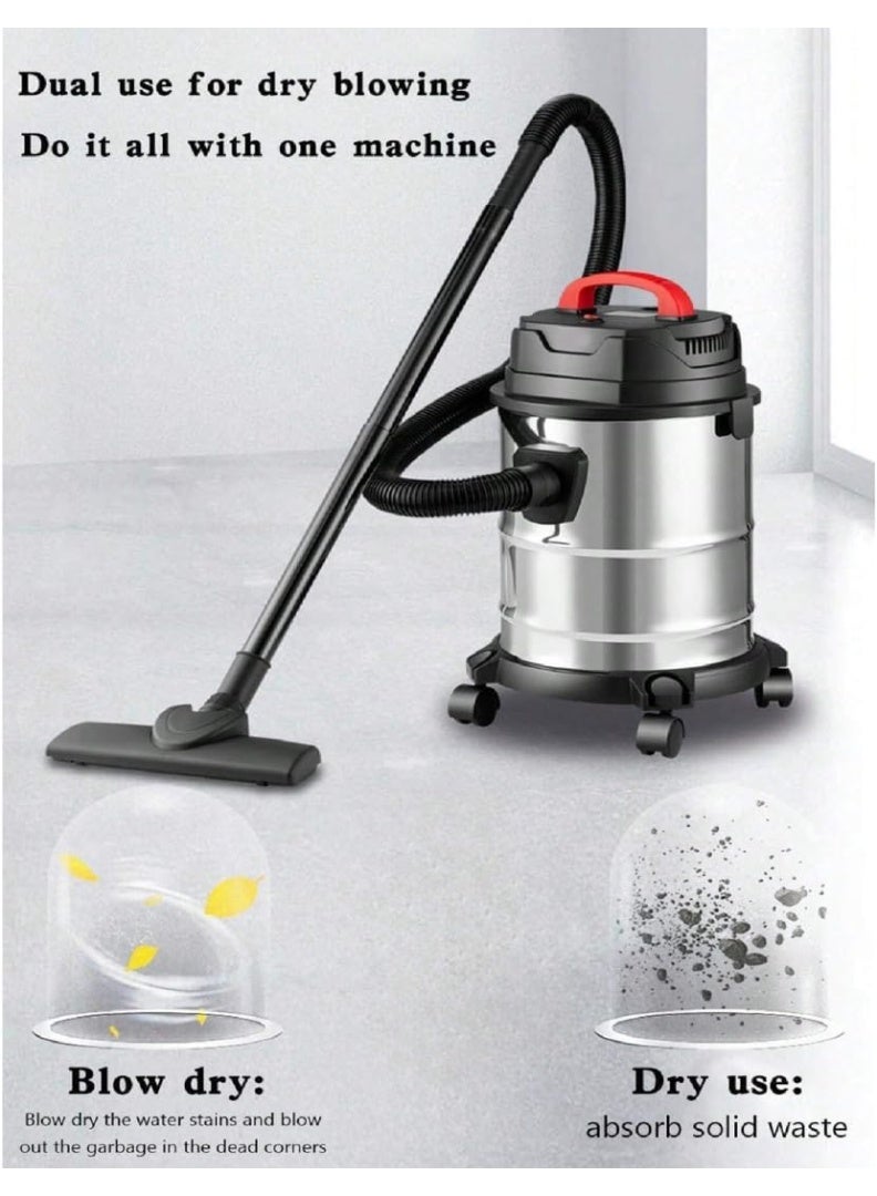 كراون مكنسة كهربائية للشفط الجاف والرطب – شفط قوي، وظيفة نفخ - Image 3