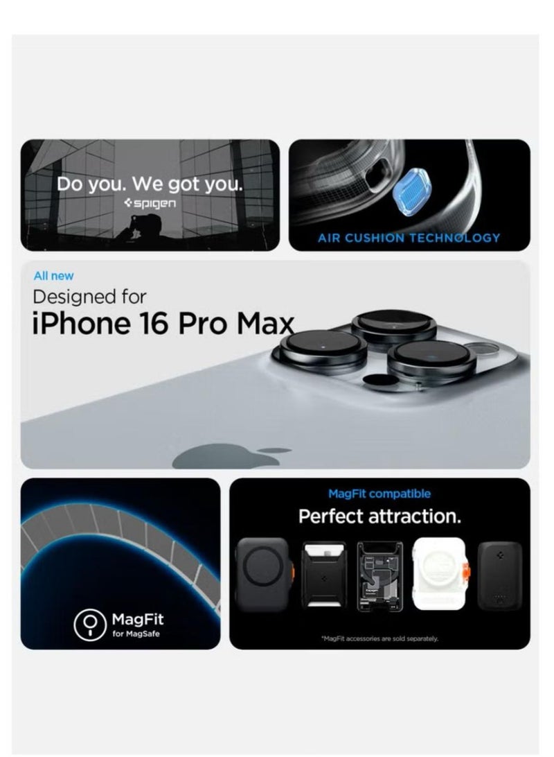 سبايجن غطاء حماية Ultra Hybrid MagFit لهاتف iPhone 16 Pro Max مزود بـ MagSafe (2024) - Zero One - Image 2
