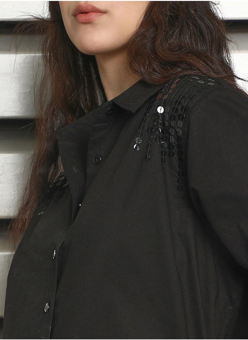 HIGH STAR - Women Black Shirts - Image 1