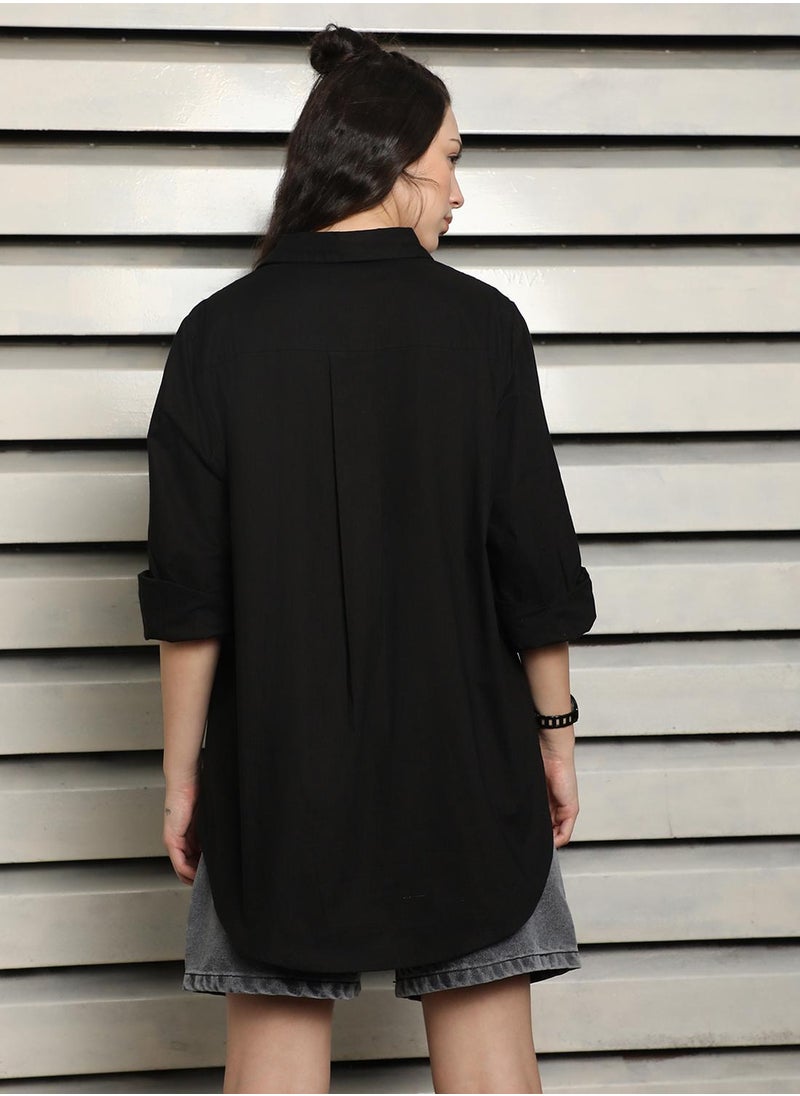 HIGH STAR - Women Black Shirts - Image 1