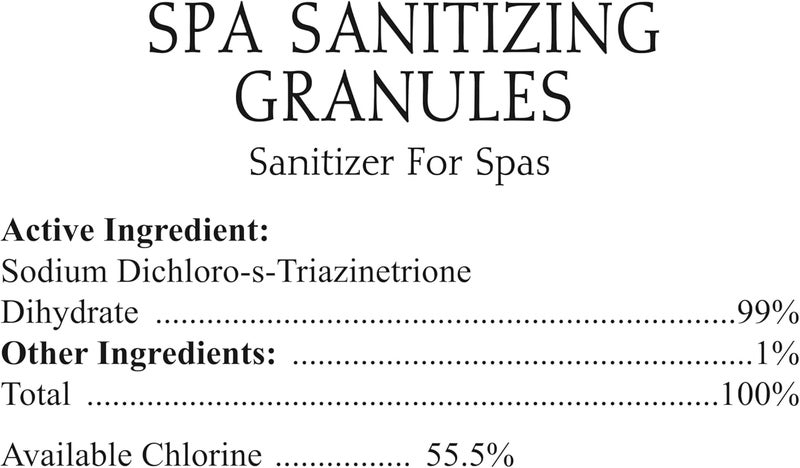 SpaChoice 2-Pounds 4-Pack Premium Spa Sanitizing Granules, Spa Chlorine Granules for Hot Tub, Made in USA - Image 4