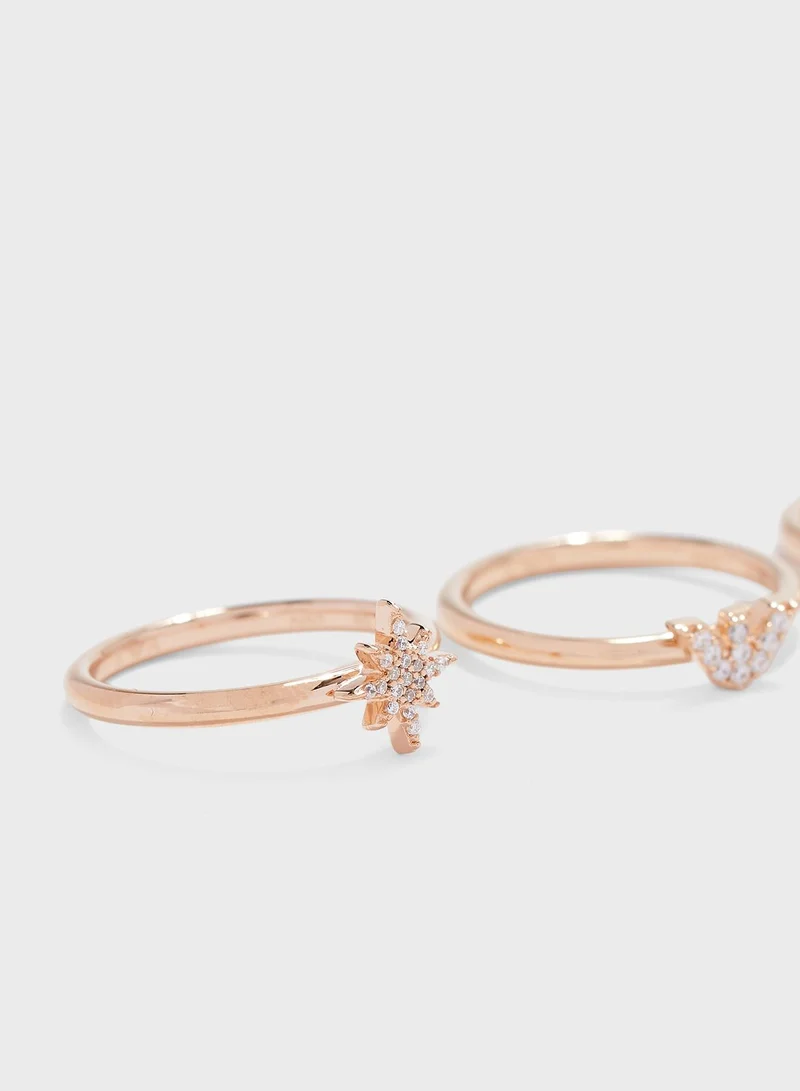 EMPORIO ARMANI Heritage Rings Set