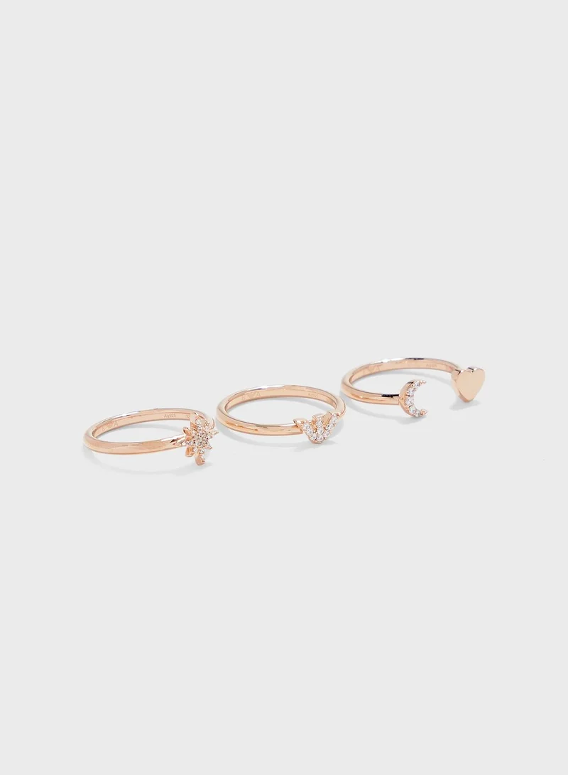 EMPORIO ARMANI Heritage Rings Set