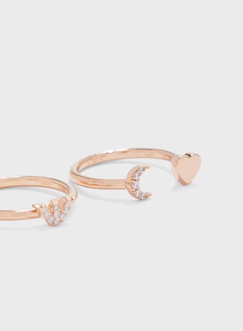 EMPORIO ARMANI Heritage Rings Set