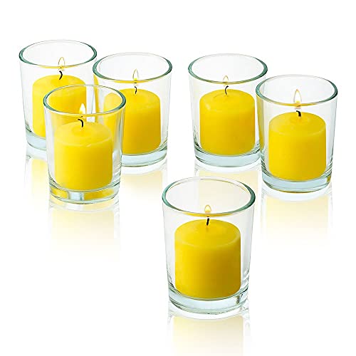 PARNOO Set of 72 Votive Citronella Candles - Summer Scented Candles - for Indoor/Outdoor Use - 10 Hour Burn Time - Made in USA - Image 5