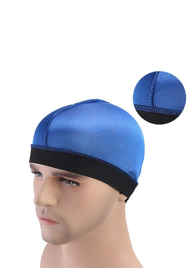 NIBEMINENT Head Wrap Holata Base Cap Fashion Bonnet Wig Blue/Black 50cm - Image 2