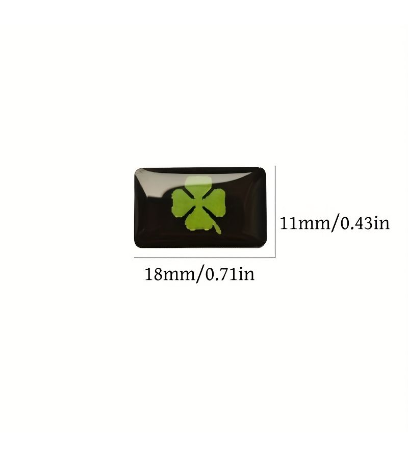 2pcs Lucky Grass Car Emblem Stickers A1 Vehicle Decor for All Cars Accessories - Image 2