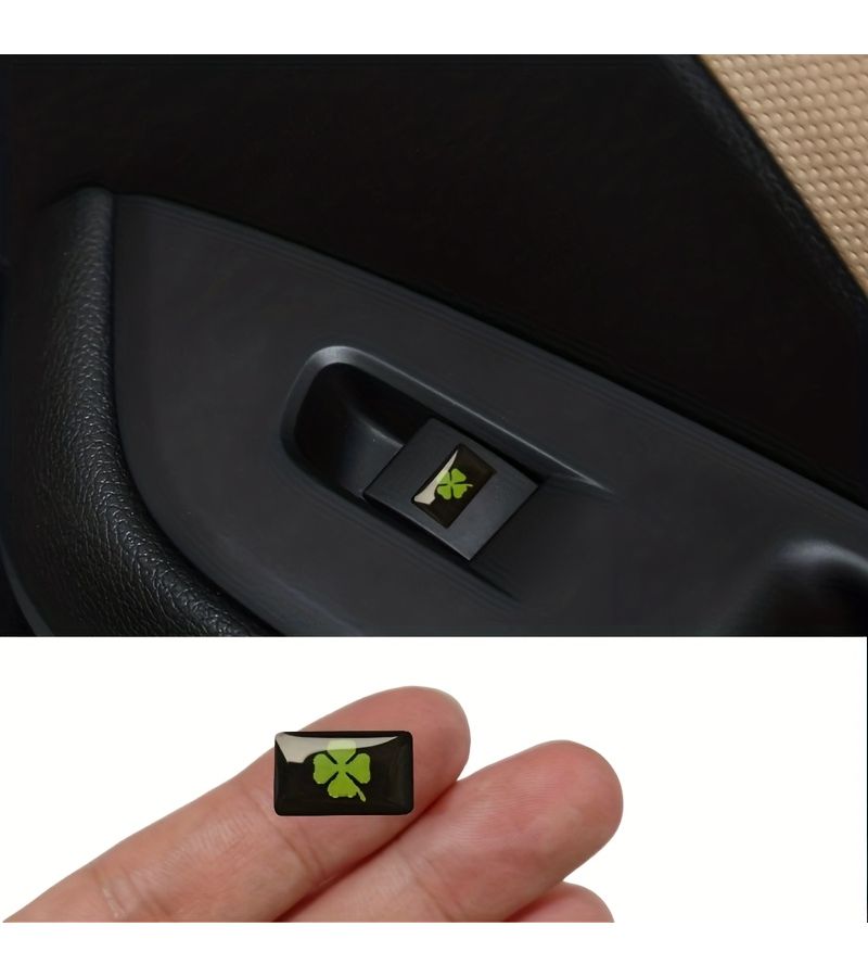 2pcs Lucky Grass Car Emblem Stickers A1 Vehicle Decor for All Cars Accessories - Image 4