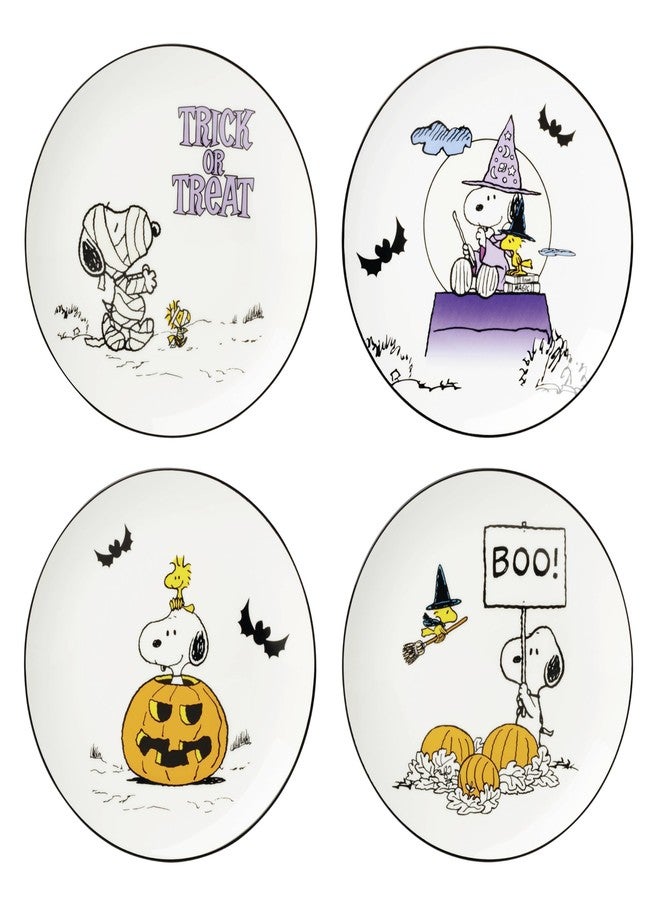 Lenox Pumpkin Accent Plates, Set of 4, 4 Count, Multi - Image 1