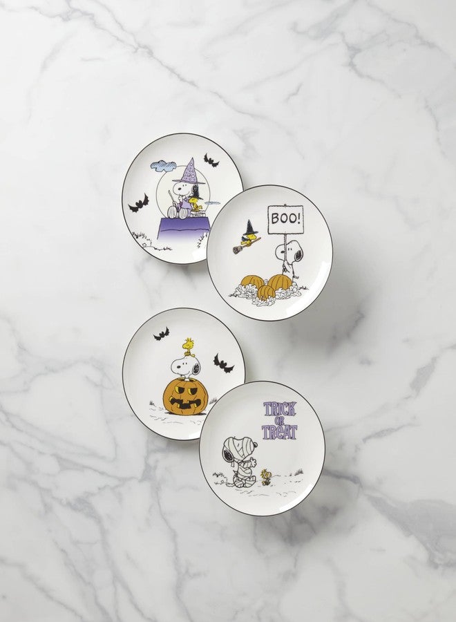 Lenox Pumpkin Accent Plates, Set of 4, 4 Count, Multi - Image 2