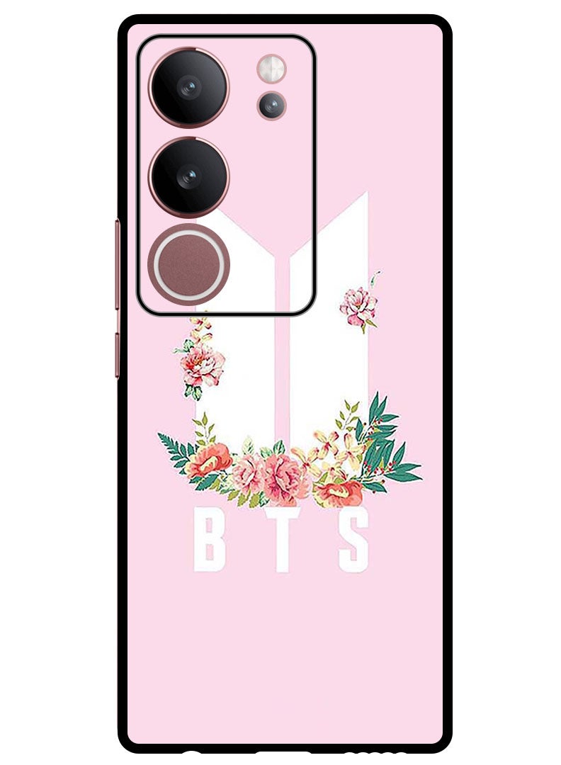 Theodor Protective Case Anti Scratch Shock Proof Bumper Cover For Vivo S17 - S17 Pro BTS floral - Image 1