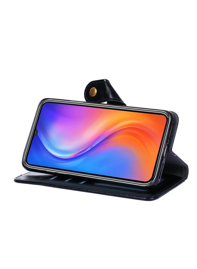 اس-توب جراب هاتف Honor X40 مصنوع من الجلد بسحاب - Image 5