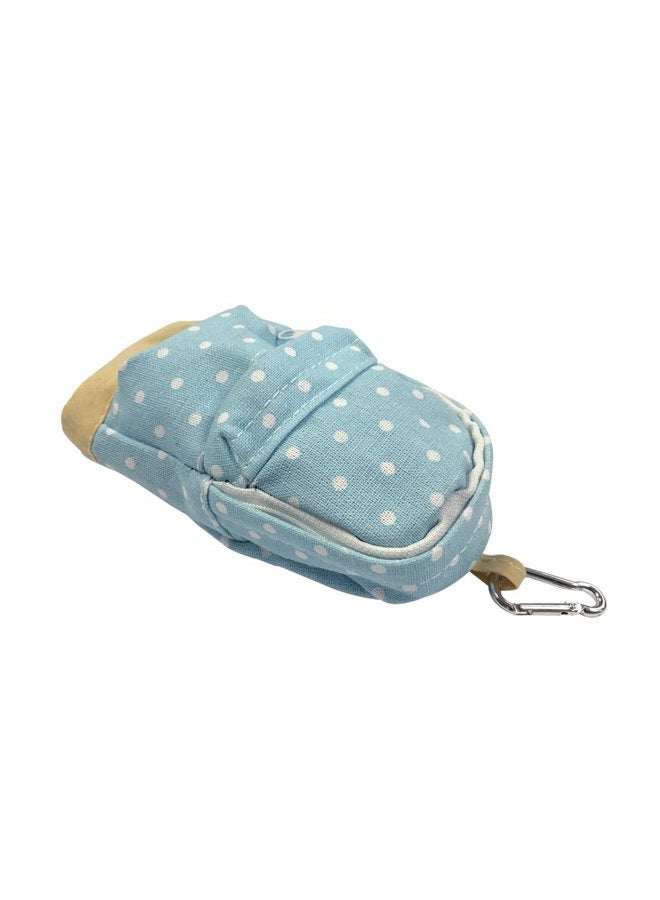 Wrapables Mini Backpack Pencil Case Pouch, Blue - Image 2