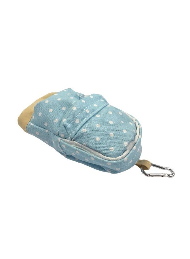 Wrapables Mini Backpack Pencil Case Pouch, Blue - Image 4