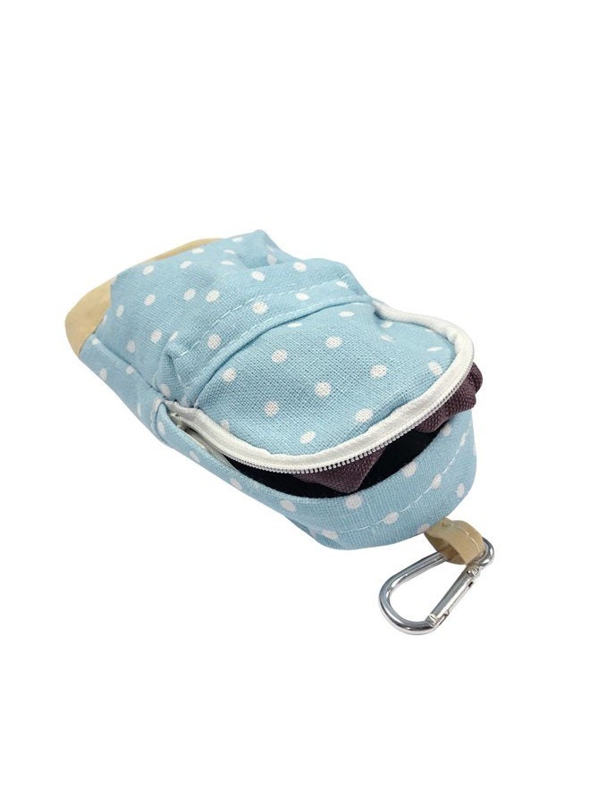 Wrapables Mini Backpack Pencil Case Pouch, Blue - Image 3