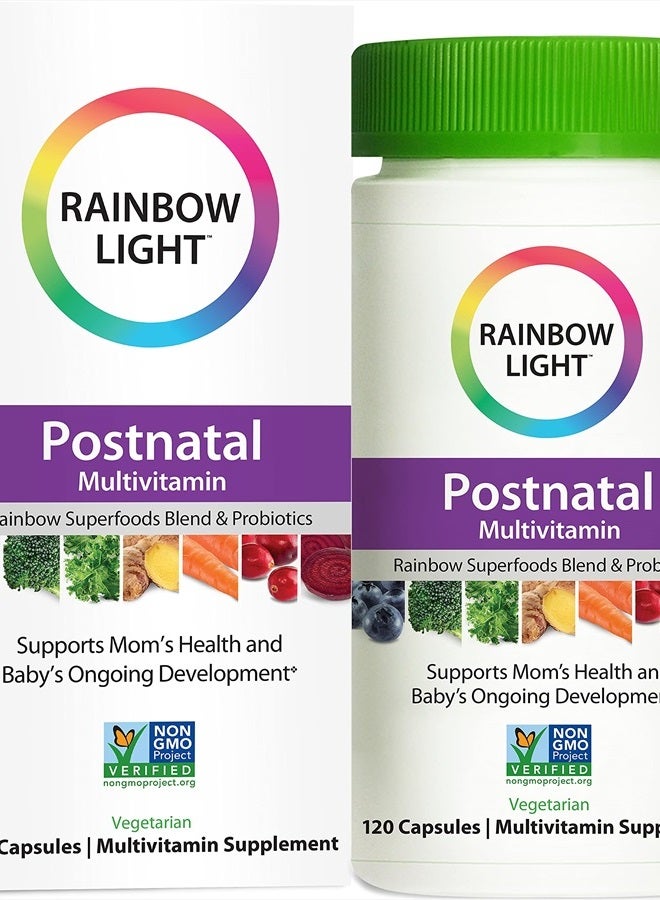 Rainbow Light Vibrance Postnatal Multivitamin – 120 Count - Image 1