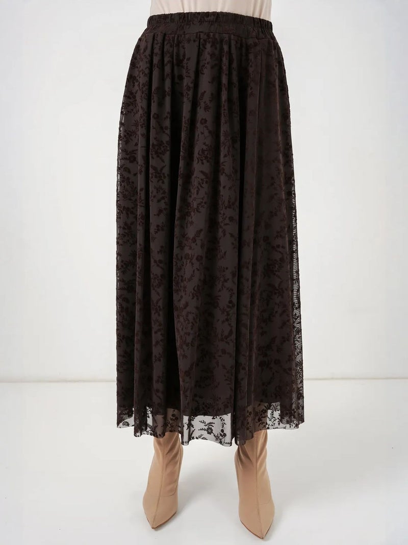 BIG DART BDART High Waist Floral Maxi Skirt - Image 2