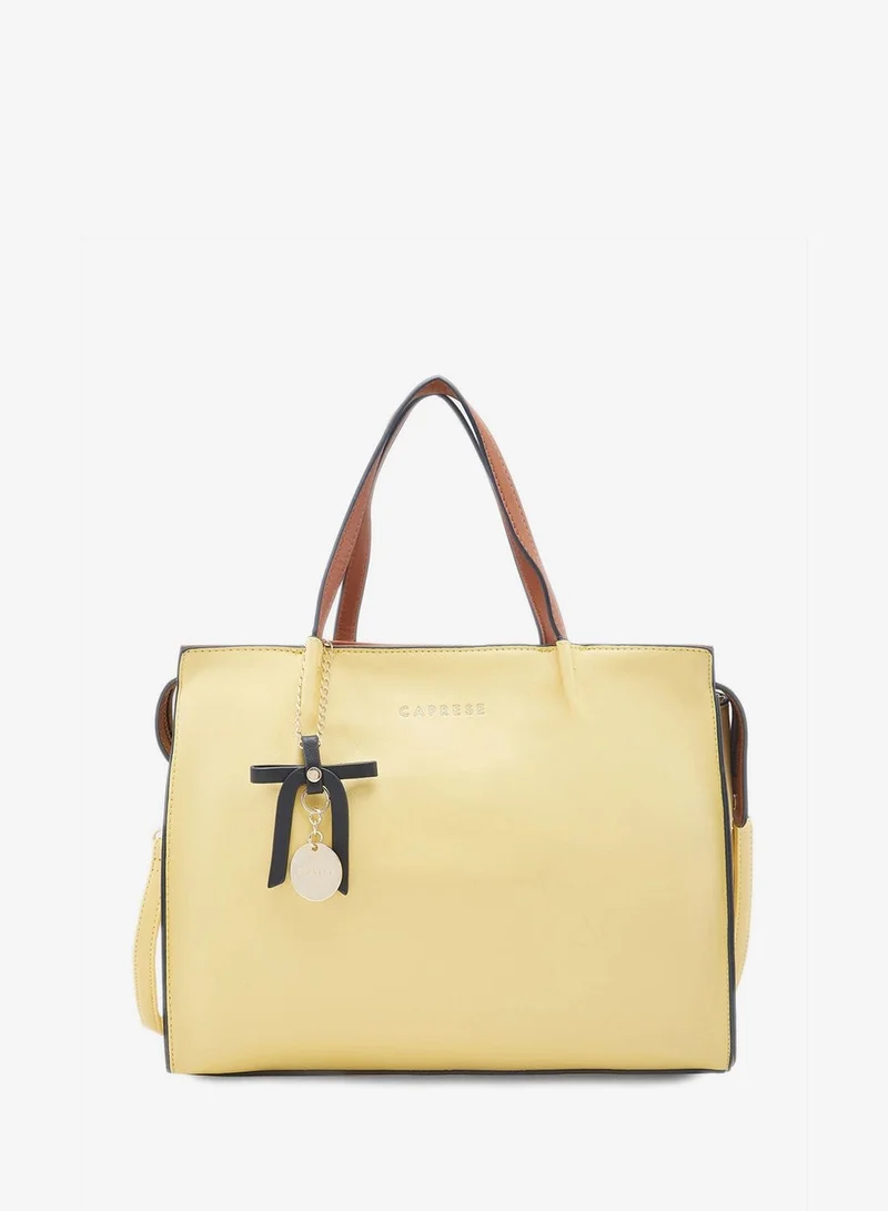 CAPRESE CAPRESE-TIERA SATCHEL LARGE YELLOW