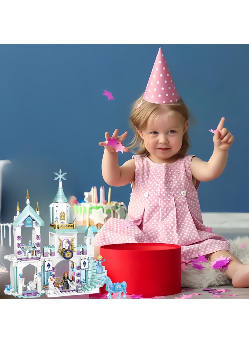 Princess Castle Model Building Kit 380PCS - Premium Collectible for Kis&Teens & Adults (38x26cm)  - Image 4