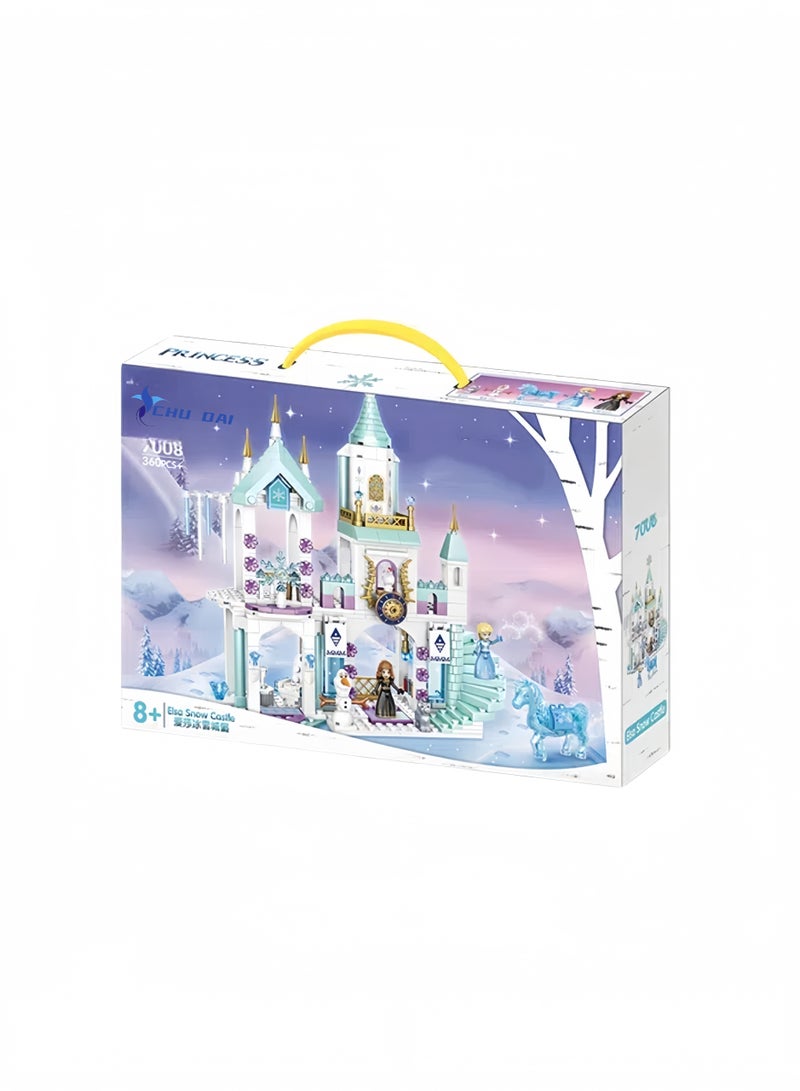 Princess Castle Model Building Kit 380PCS - Premium Collectible for Kis&Teens & Adults (38x26cm)  - Image 2