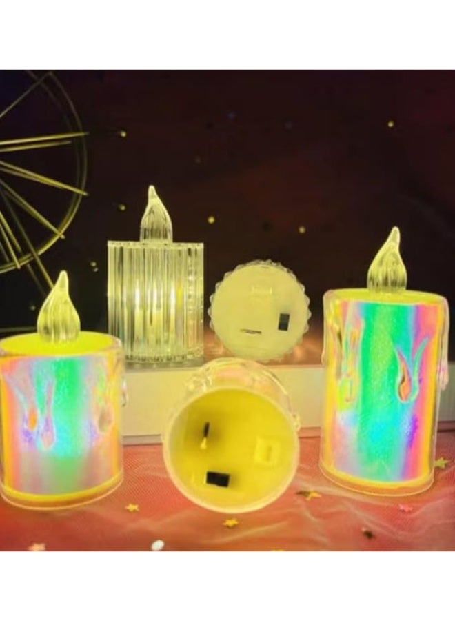 4 pieces - Flameless LED candle lamp - Image 1