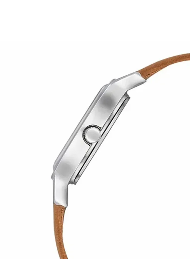 fastrack Fastrack Quartz Analog Watch for Girls With Black Dial Leather Strap